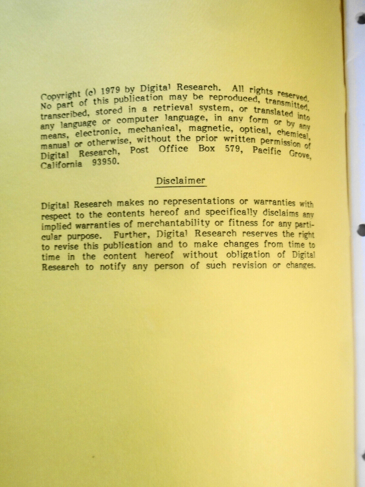 CP/M 2 Interface Guide, by Digital Research, 1979.