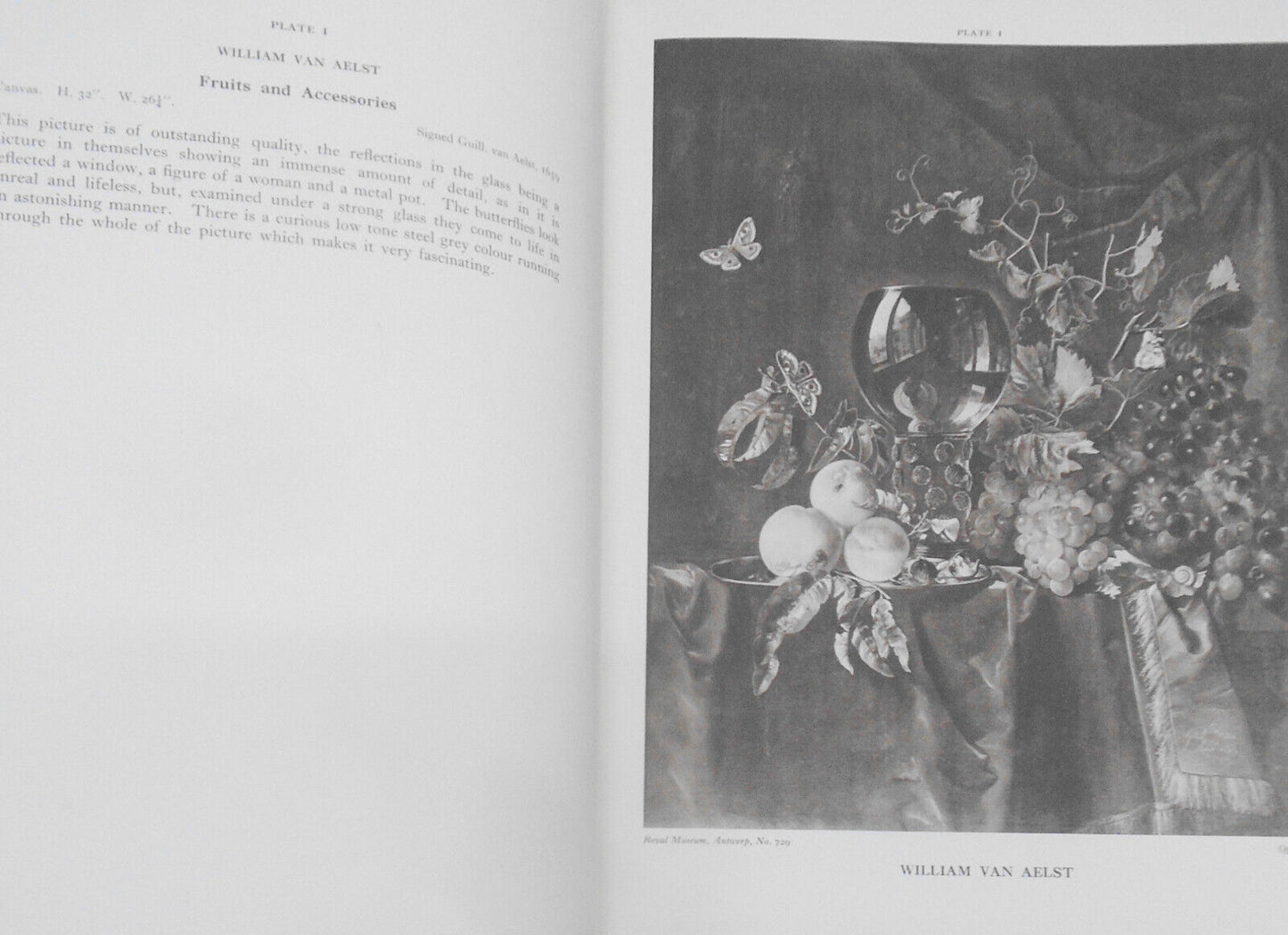 1928 Dutch & Flemish Fruit & Flower Painters of  17th & 18th Centuries - 1st ed