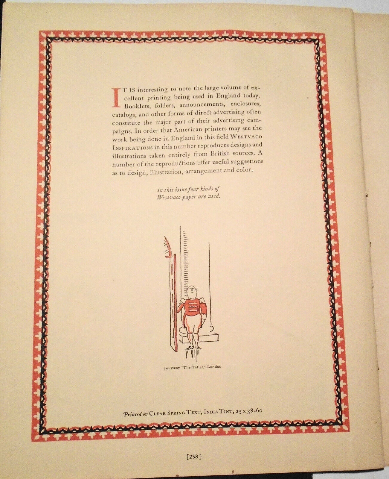 Westvaco Inspirations for Printers #12 (1926). British Edition.
