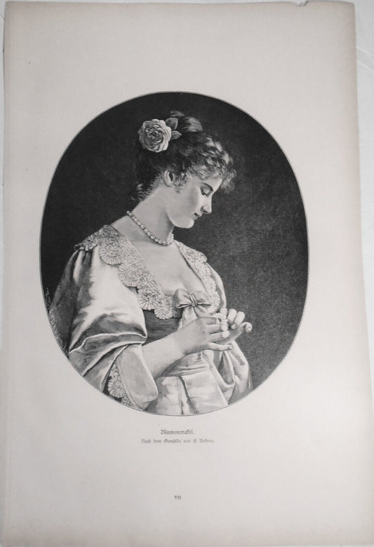 Blumenorafel, by E. Anders  -- 1882