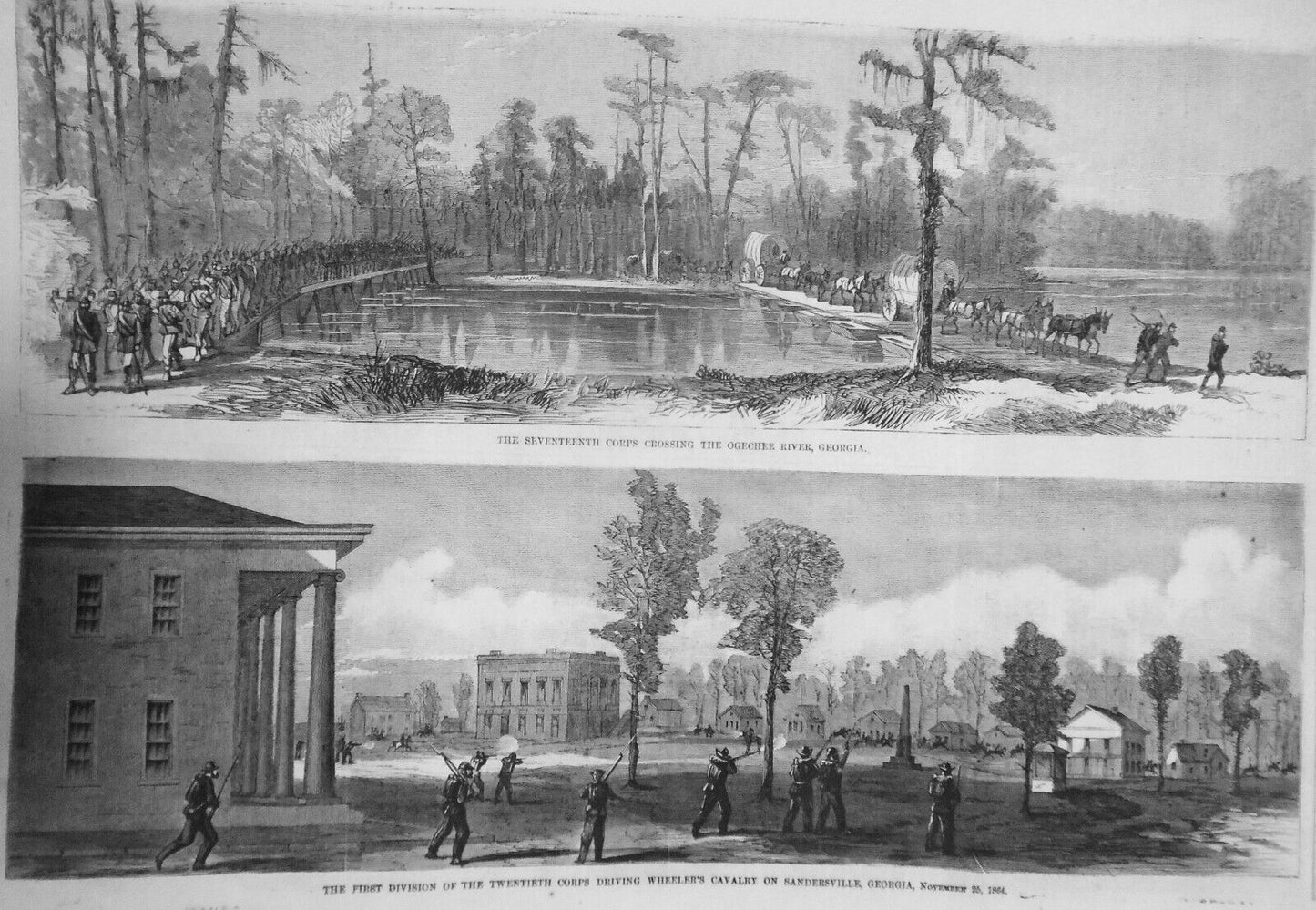Harper's Weekly January 7, 1865. Complete Original issue. Sherman takes Georgia.