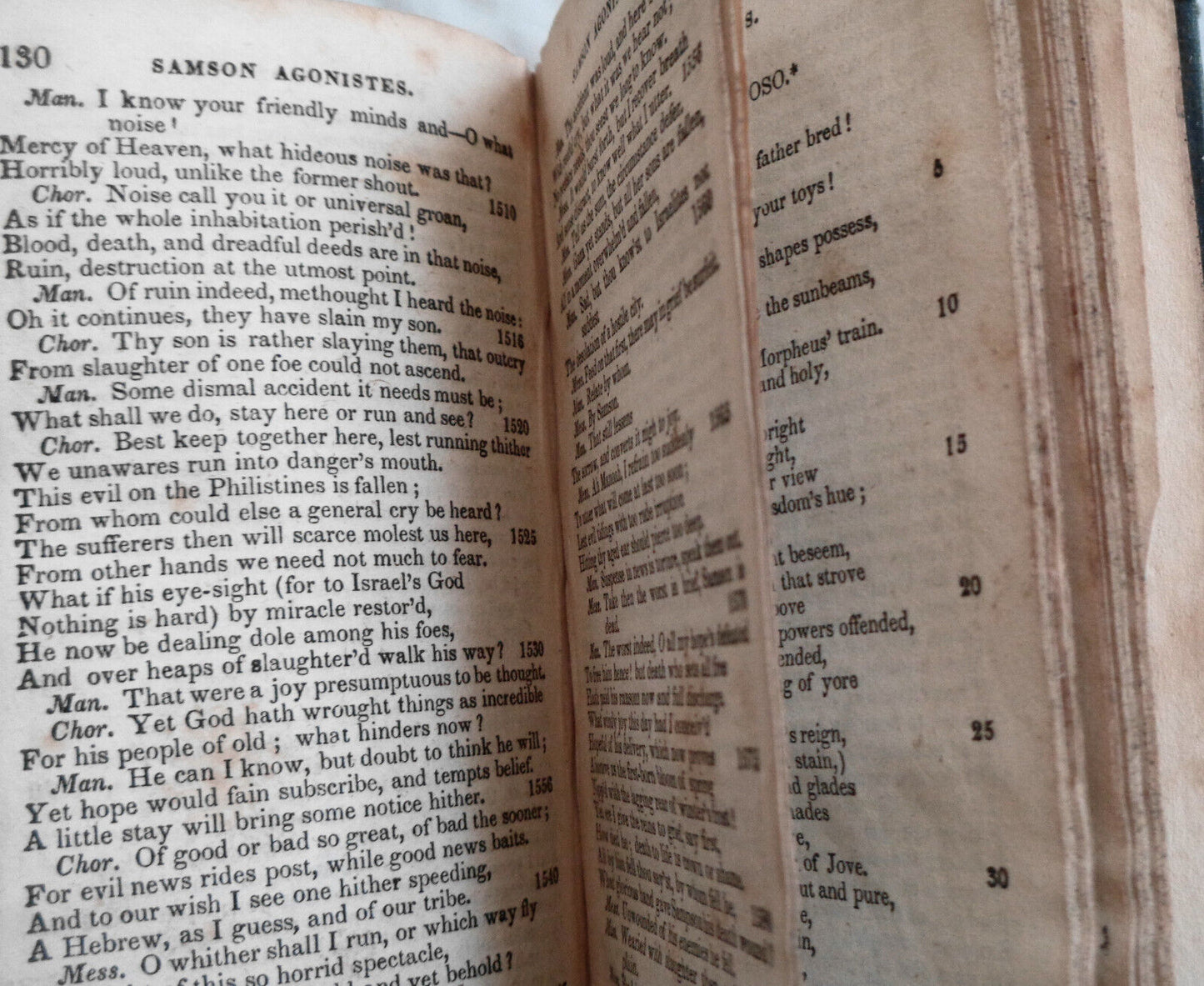John Milton : Paradise Regained And Other Poems. [1840].