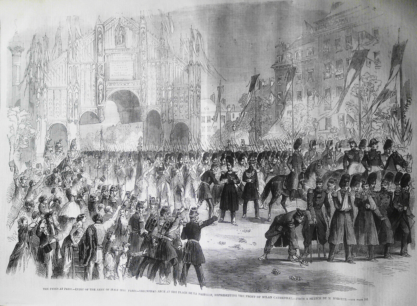 The Illustrated London News, August 20, 1859 - Paris fetes; Great Eastern saloon