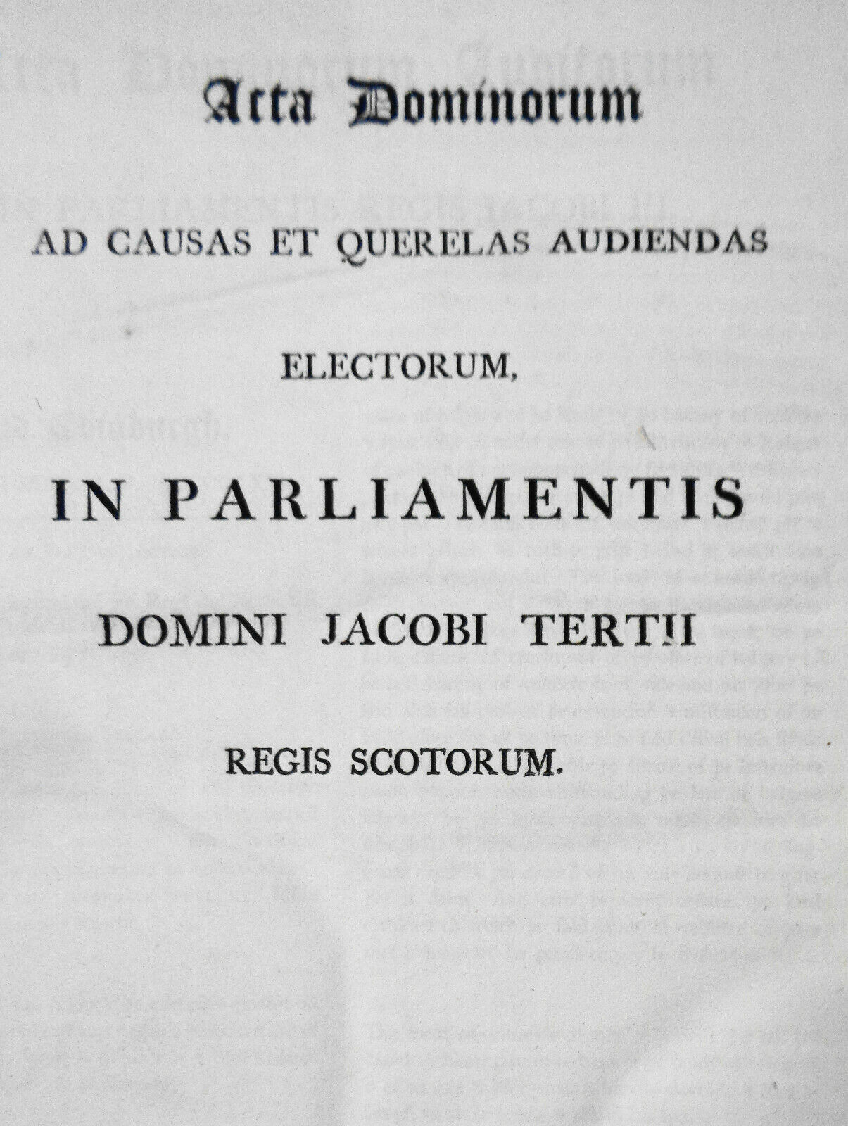 1839 - The Acts of the Lords Auditors of Causes & Complaints, A.D. 1466-1494.