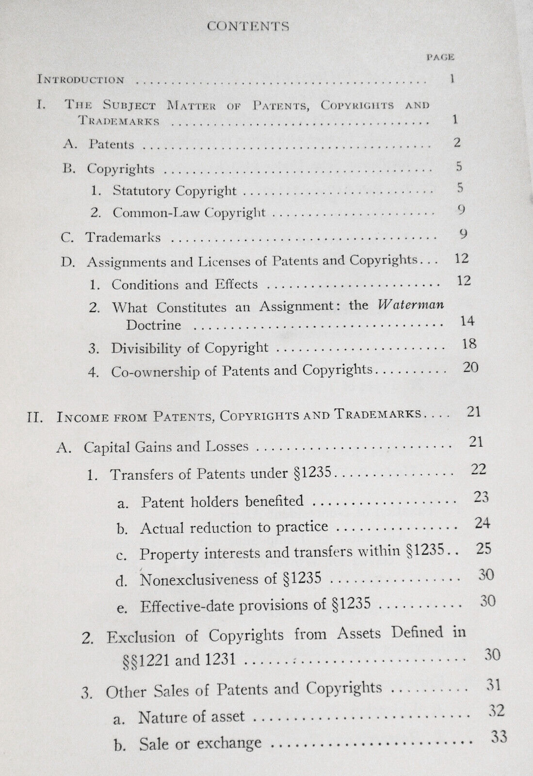 Tax aspects of patents, copyrights & trademarks.  Paul Gitlin, W R Woodward 1960