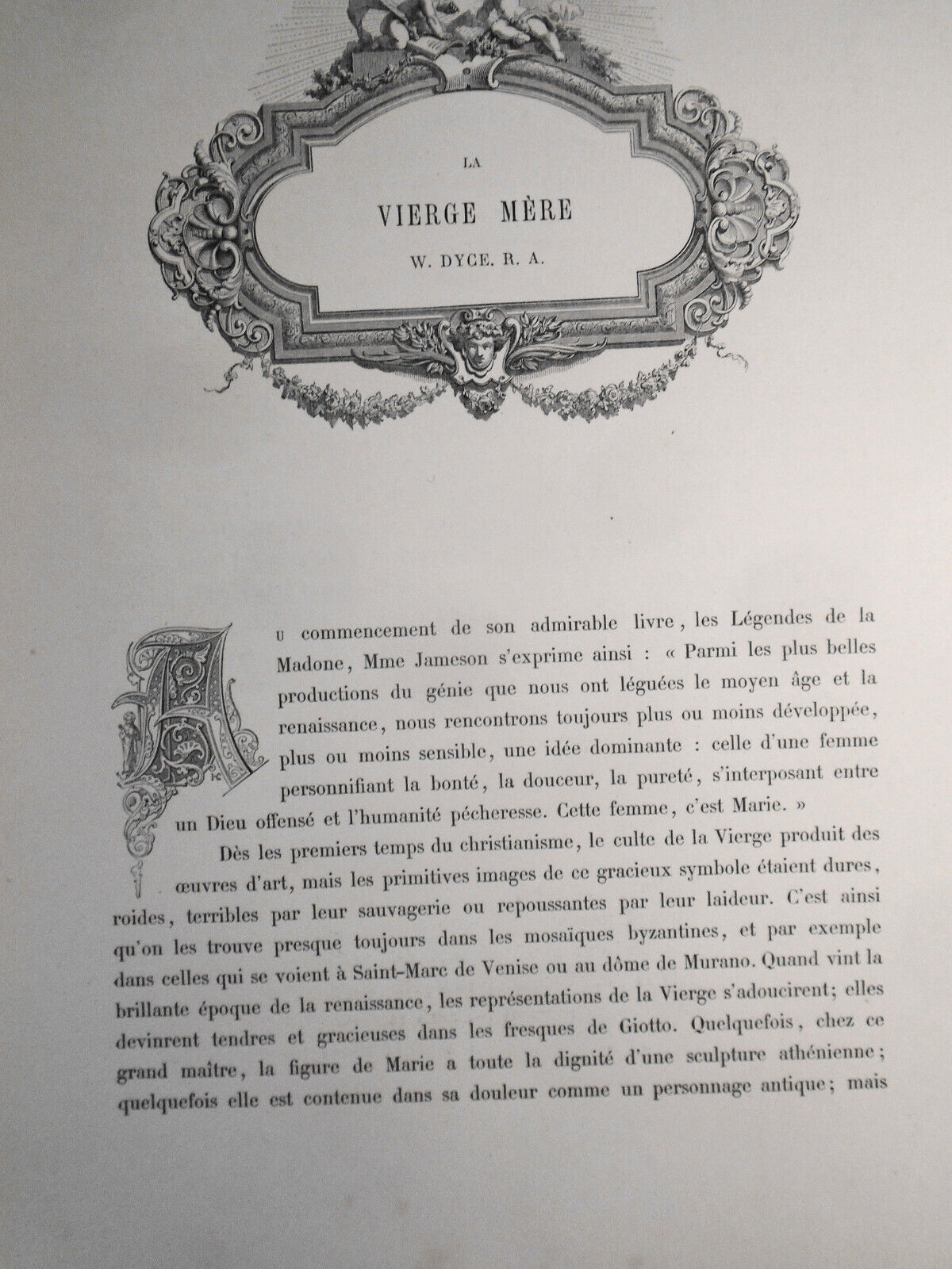 1859  La Vierge Mère, by W.  Dyce [TheVirgin Mary].