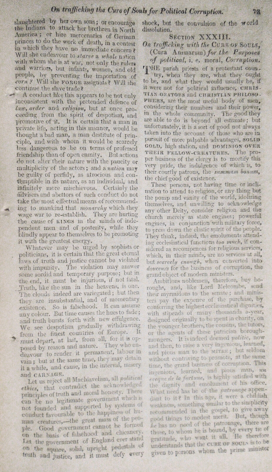 1821 The spirit of despotism. Dedicated to Lord Castlereagh. By Vicesimus Knox.