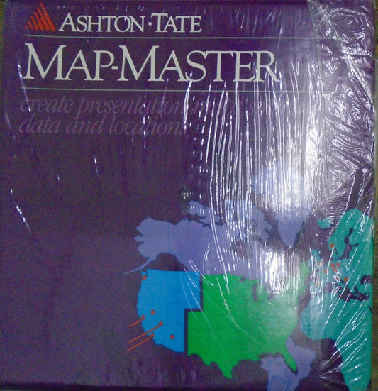 Ashton-Tate MAP-MASTER, Ver 6.01 - 1987 -  PS/2  & IBM compatibles 3 1/2" unused
