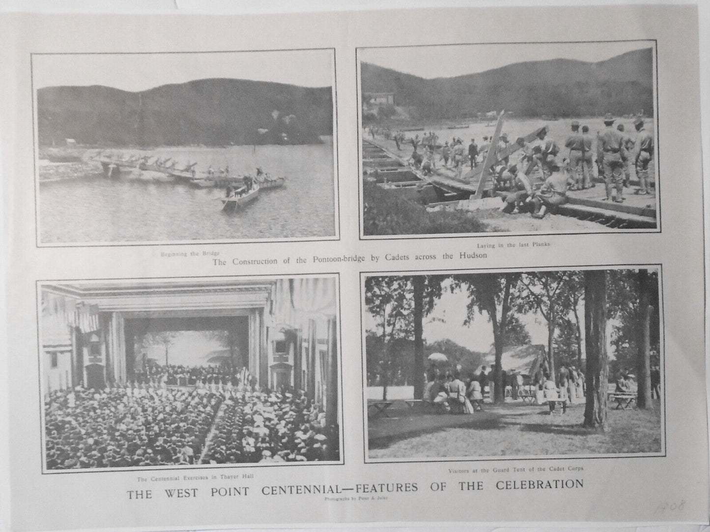 The West Point Centennial - Features of the Celebration. Harper's Weekly, 1908