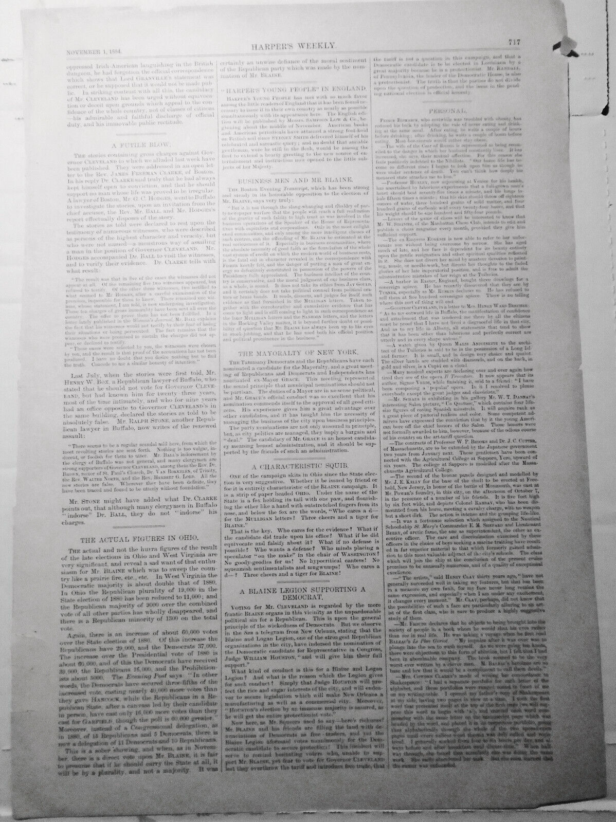 A Day's Fishing On The Cholera Banks, by A B Frost. Harper's Weekly Nov. 1, 1884