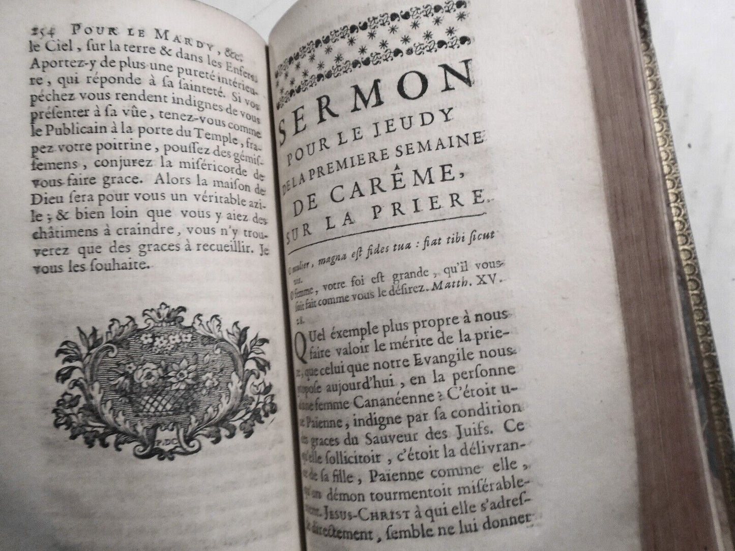 1736 Sermons du feu Pere Terrasson. Tome Premier