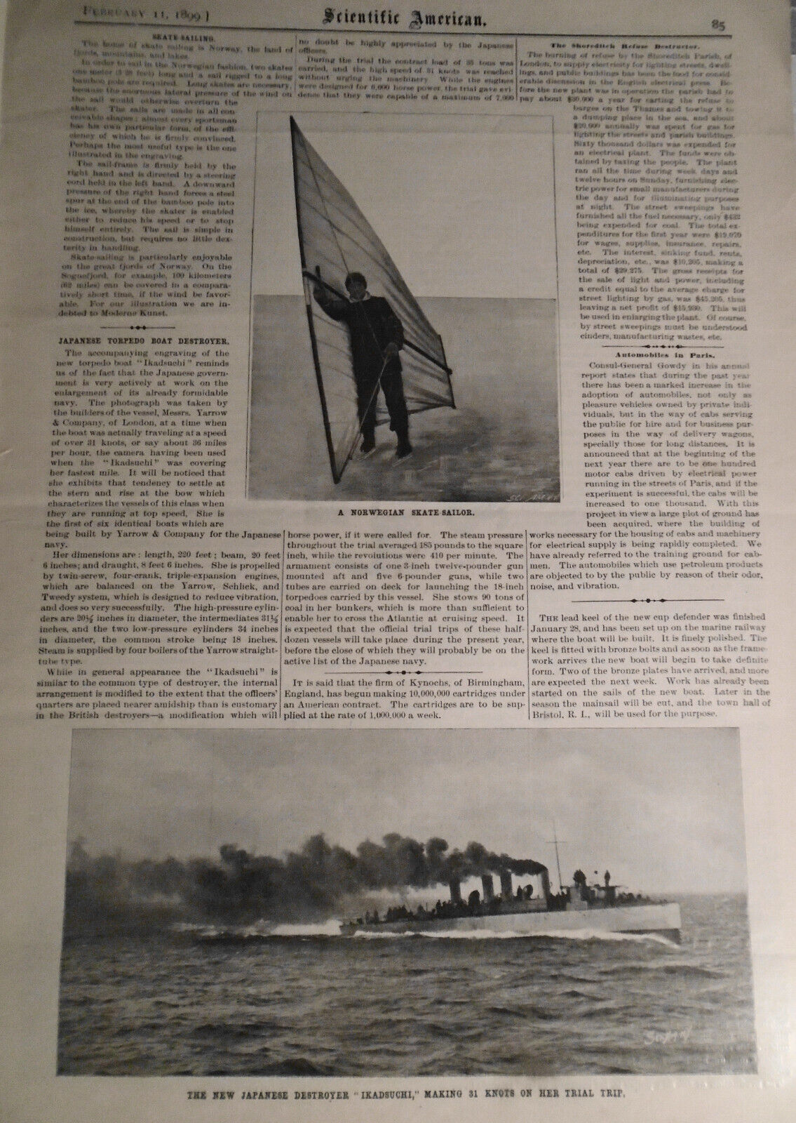 Scientific American - February 11, 1899 - Complete Original Issue.