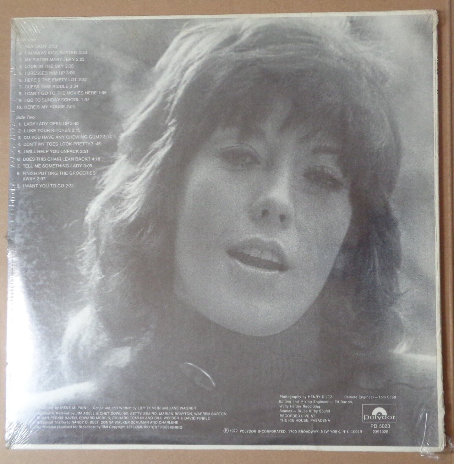 Lily Tomlin : And That’s The Truth - SEALED - Comedy LP  - Polydor PD 5023