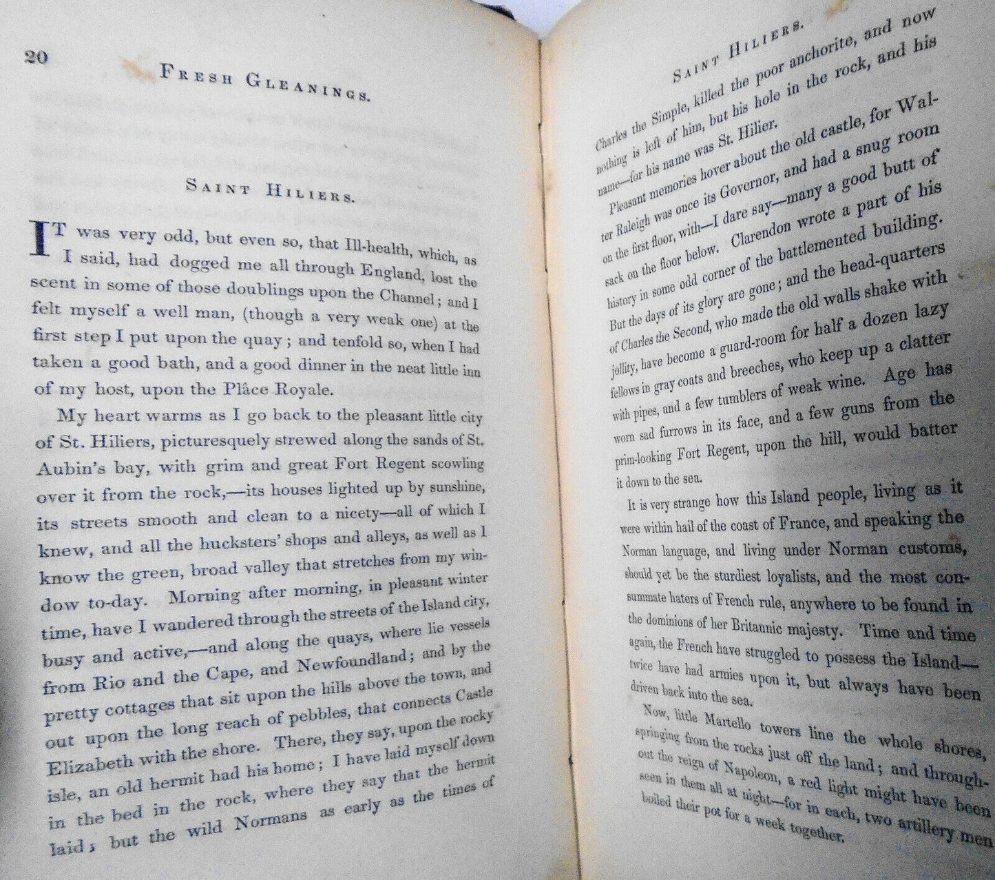 Fresh Gleanings by I K Marvel [Donald Grant Mitchell]  - First Edition, 1847.