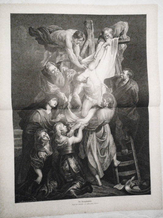 Die Kreuzabnahme by Peter Paul Rubens - 1882 - 16 x 22 inches