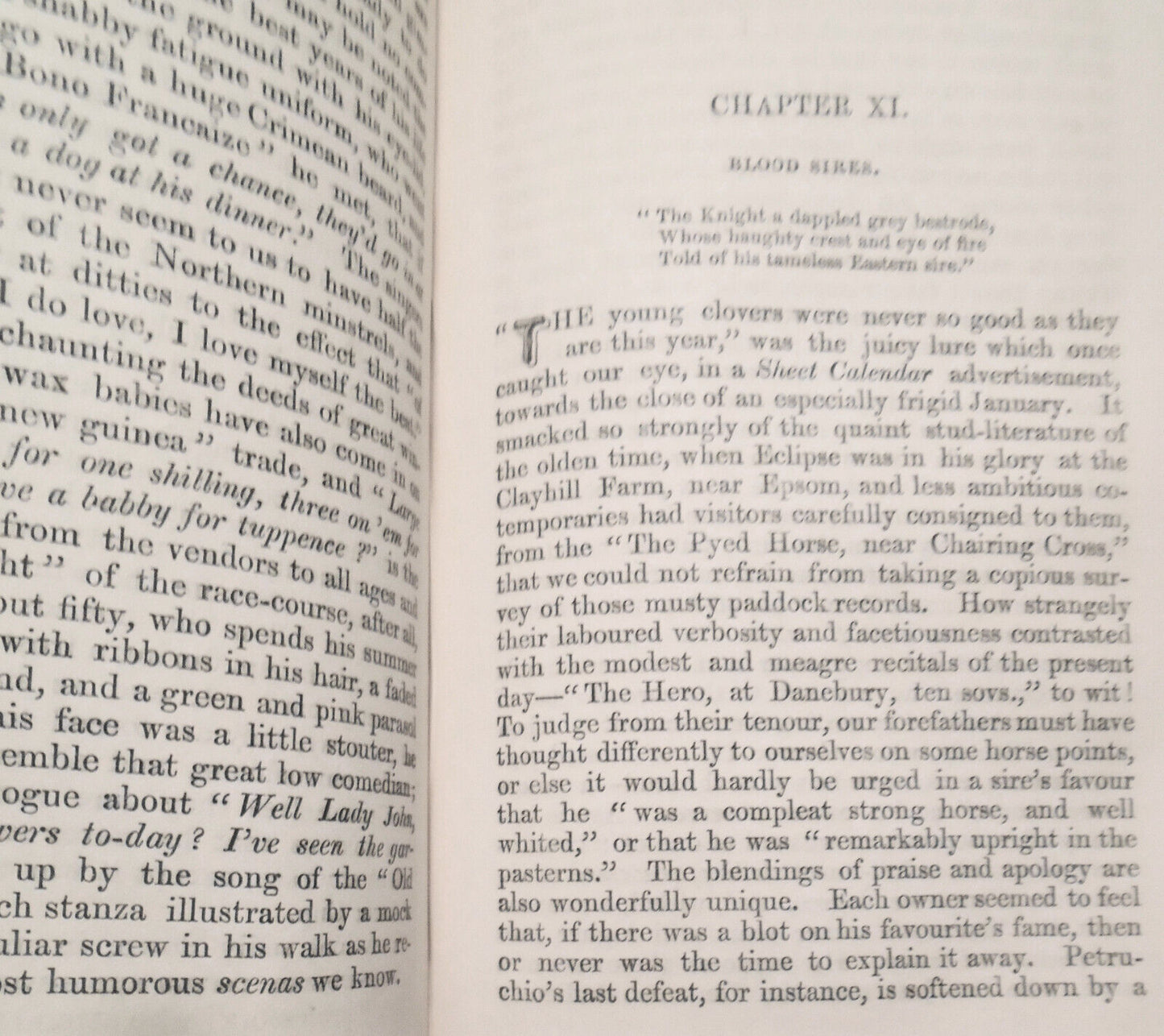 1862 [Horse racing]. The Post and the Paddock, by Henry Hall Dixon (The Druid).