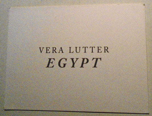 Vera Lutter Egypt Opening Reception Invitation Card Gagosian Gallery London 2011