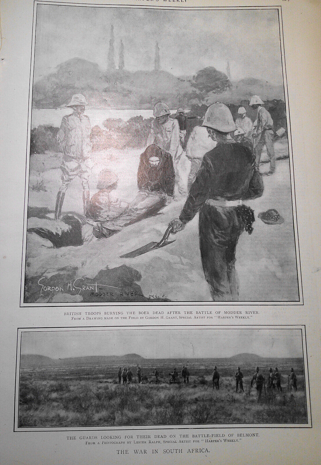 Harper's Weekly, February 3, 1900 - Boer War in South Africa; John Ruskin, etc