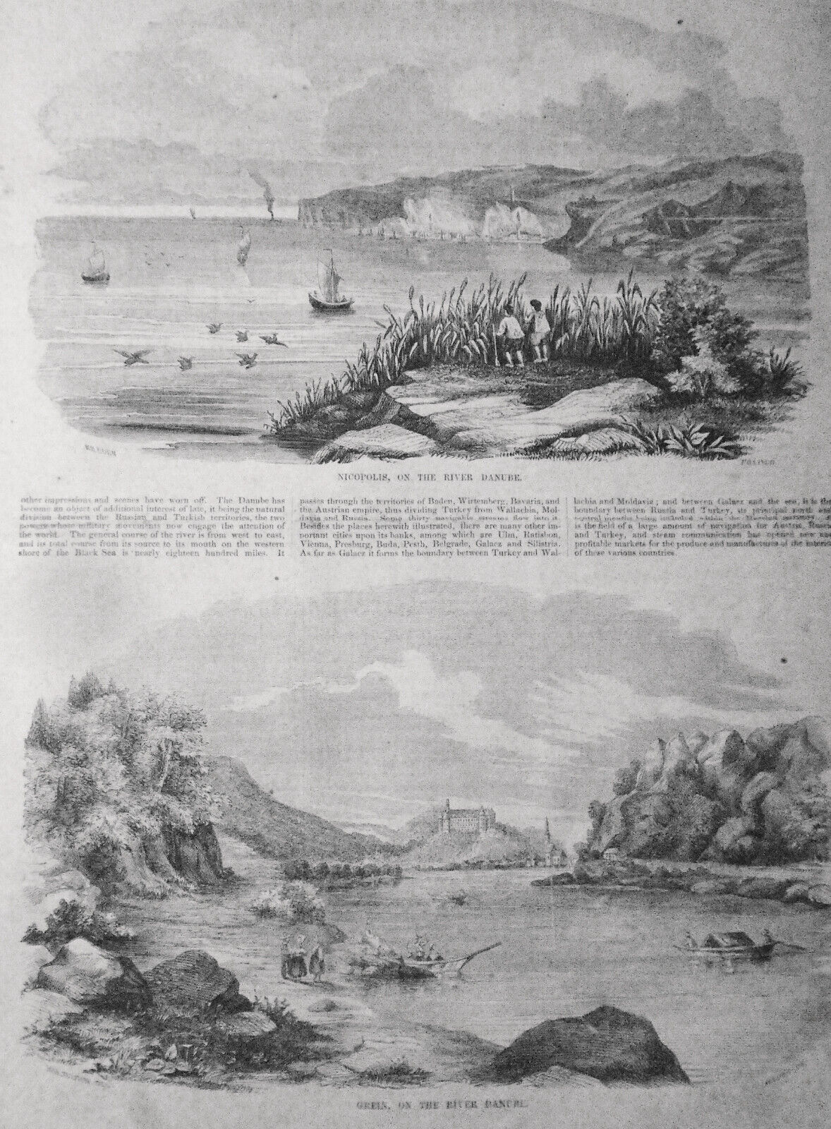 Gleason's Pictorial February 11, 1854 - Pike Fishing, Daguerre's Monument, etc
