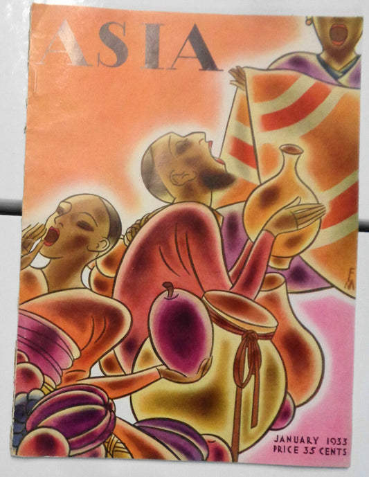 Asia Magazine, January 1933 - Original Complete Issue