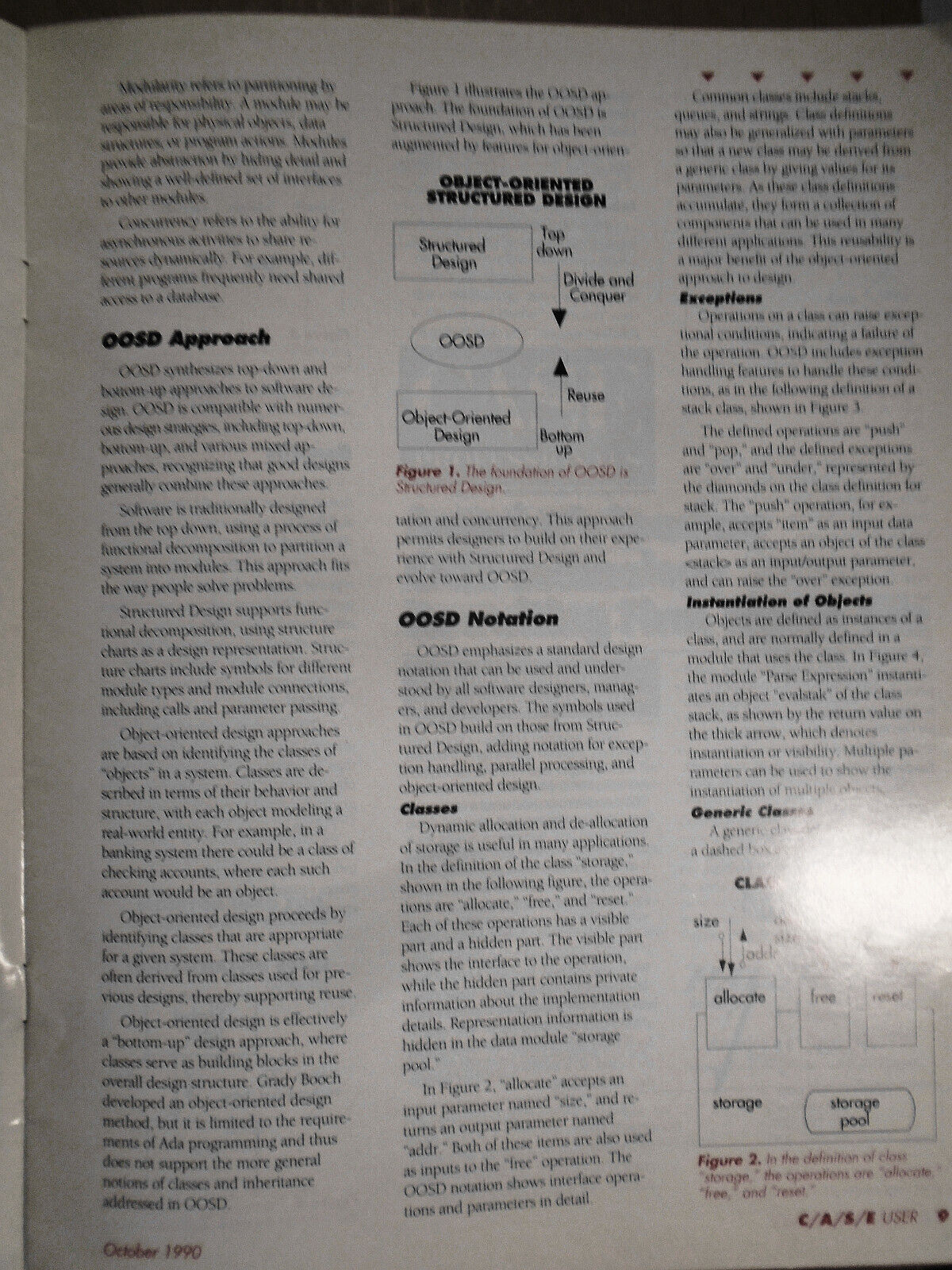 CASE User, October 1990 - Newsletter for Software Practitioners