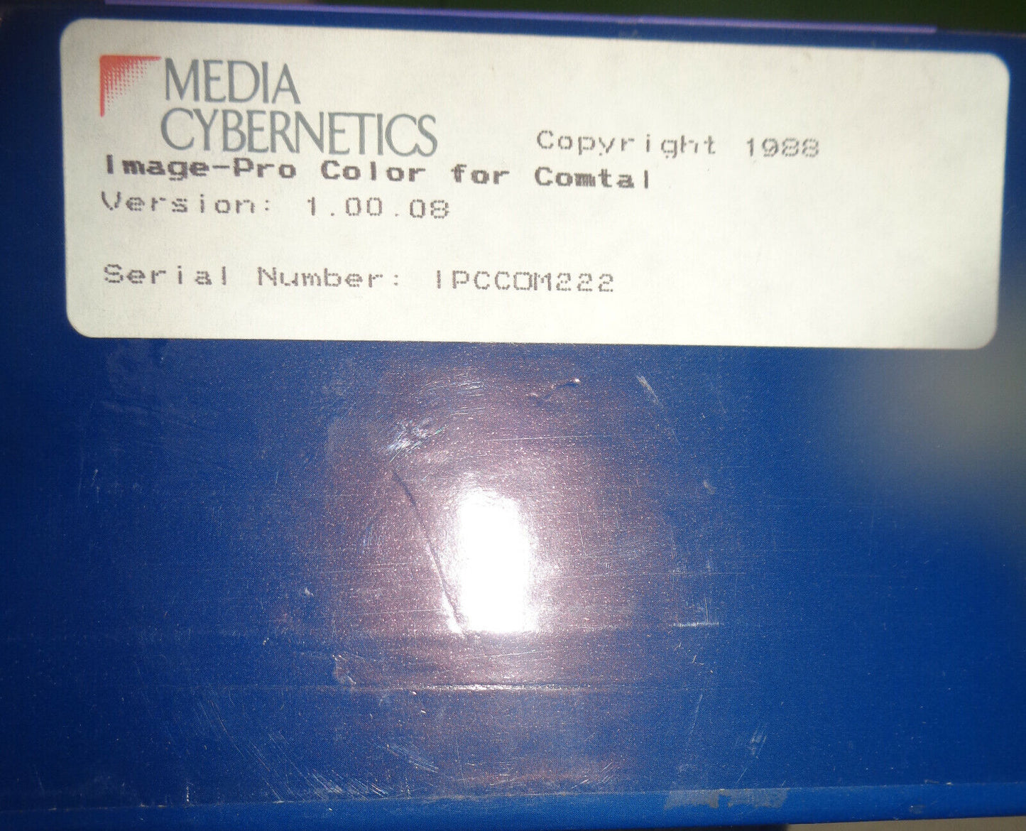 Image-Pro Color for 3M/Comtal Vision Lab II by Media Cybernetics. 1988,  IBM  AT