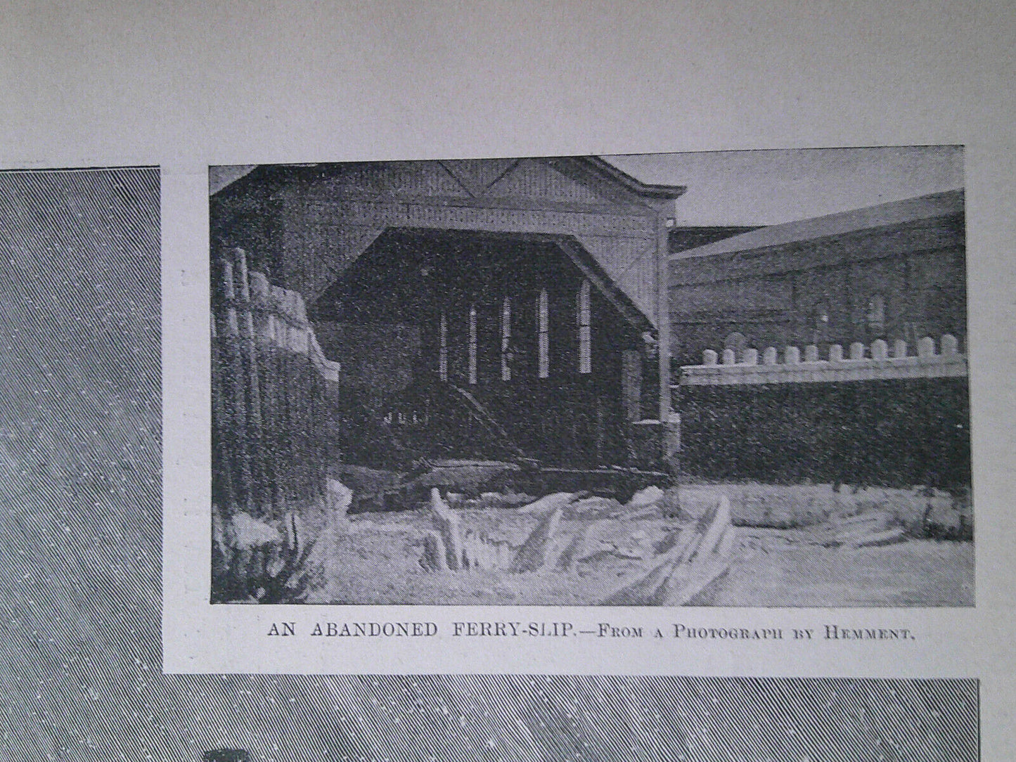 New York Bay During The Cold Spell drawn by Frank H Schell. Harper's Weekly 1893