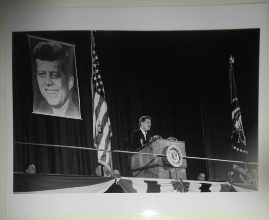 1962 President Kennedy Photo: Pittsburgh - need all energy & commitment possible