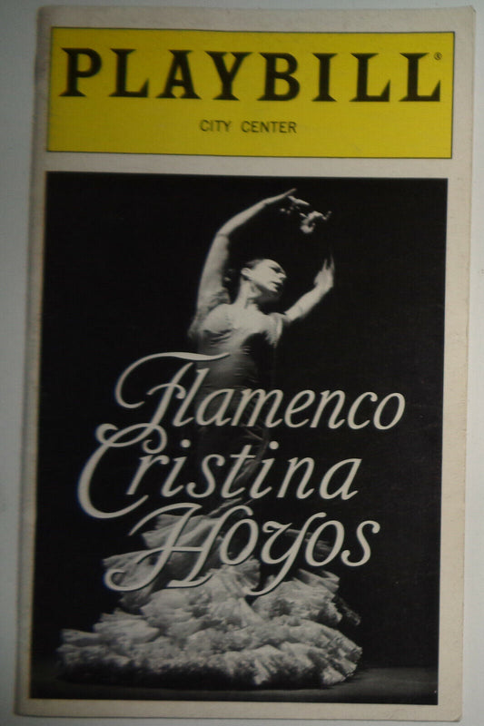 FLAMENCO CRISTINA HOYOS - PLAYBILL - OCTOBER 1997, City Center, NYC