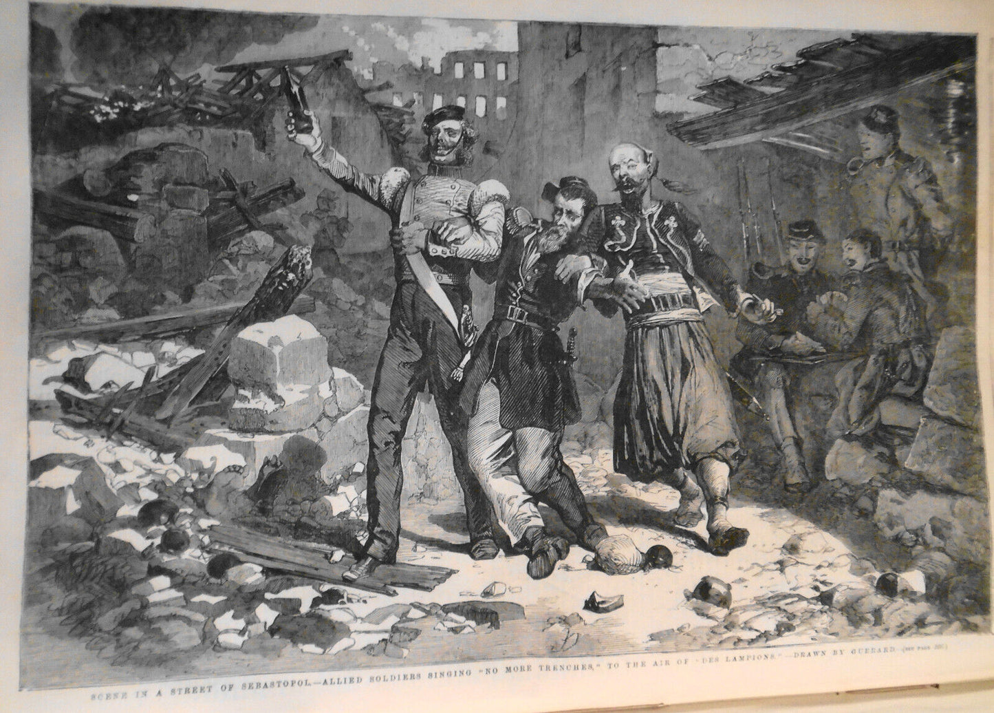 War in Sebastopol, etc - Illustrated London News October 20, 1855 original issue