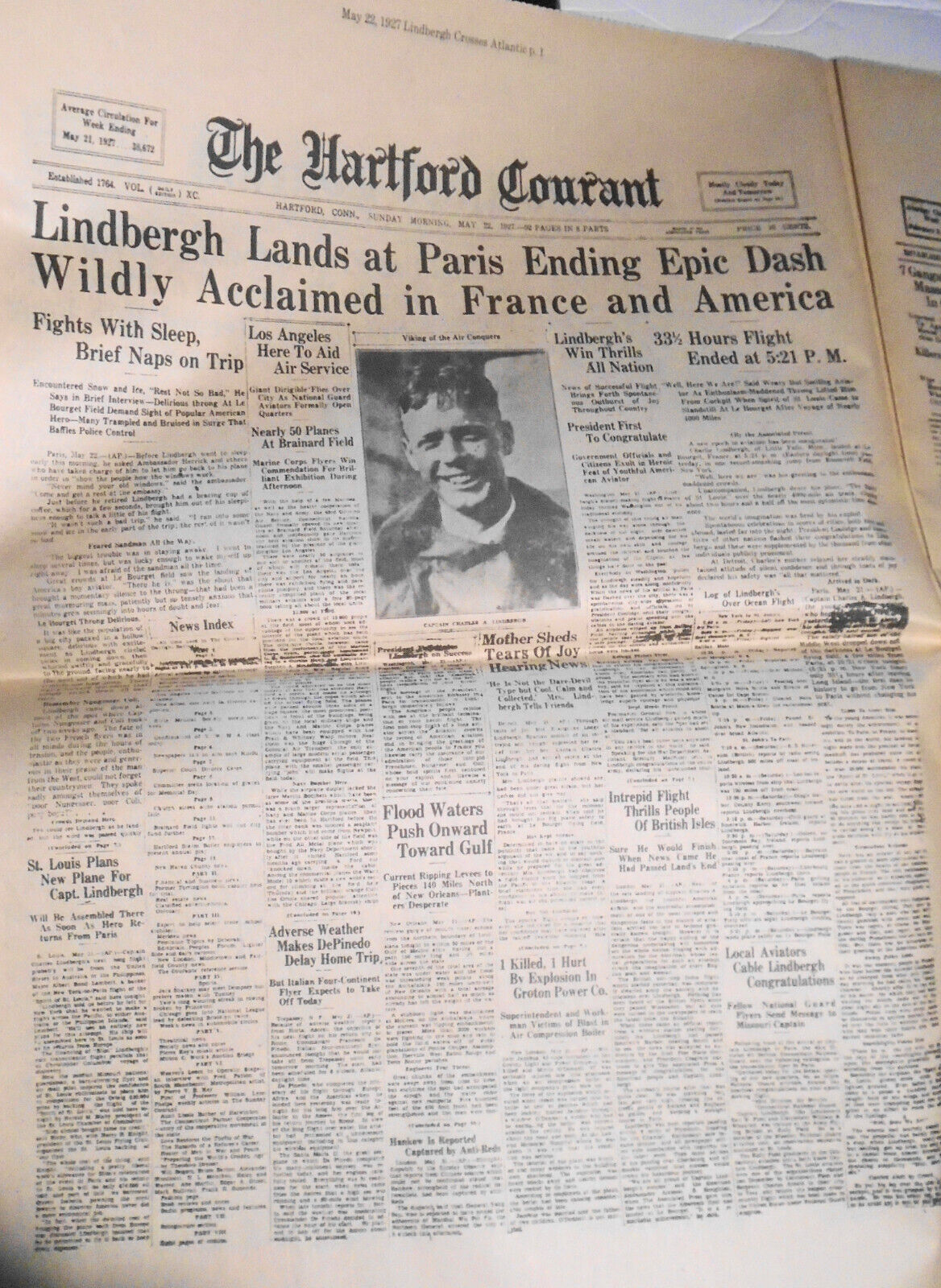 The Connecticut Courant -  historic issues 18th - 20th century reprints