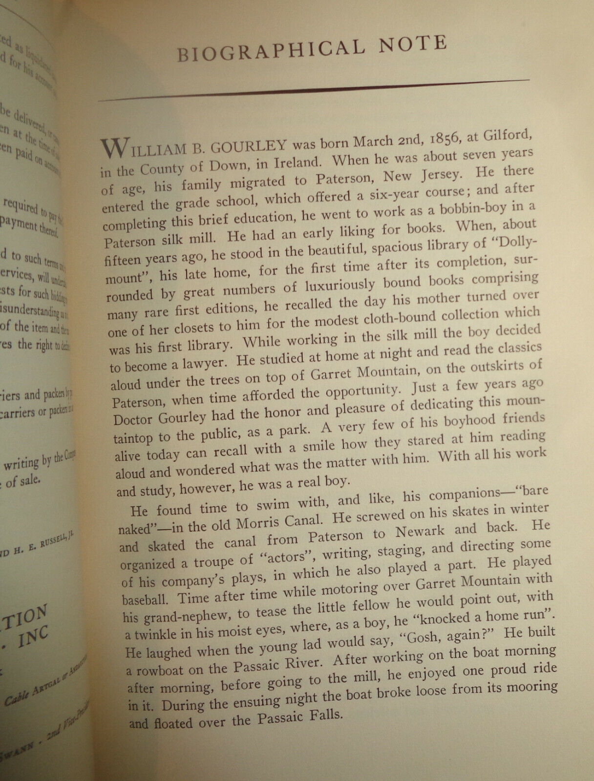 Colored plate books, first editions ..library of the late William B Gourley 1936