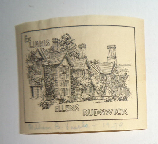 Ellens Rudgwick Ex Libris Bookplate