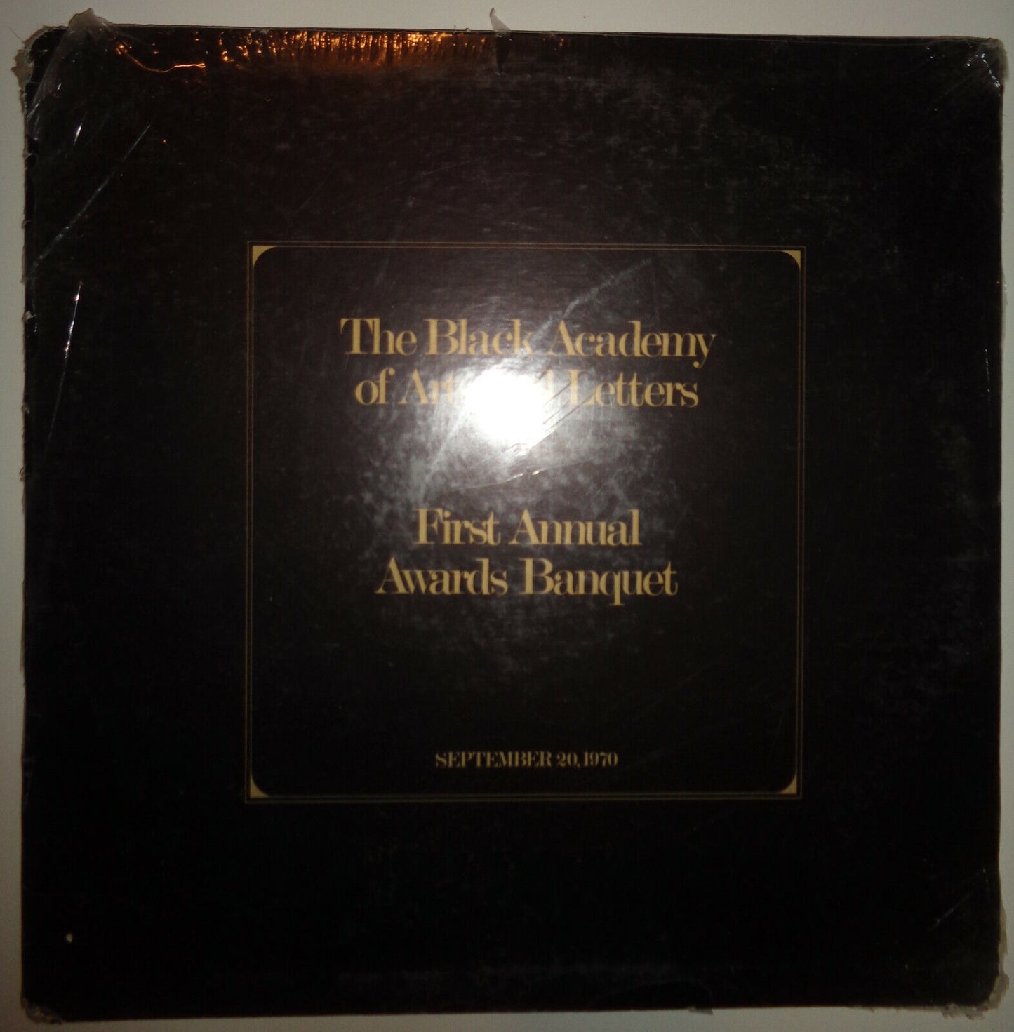 The Black Academy of Arts and Letters First Annual Awards Banquet 1970 LP SEALED