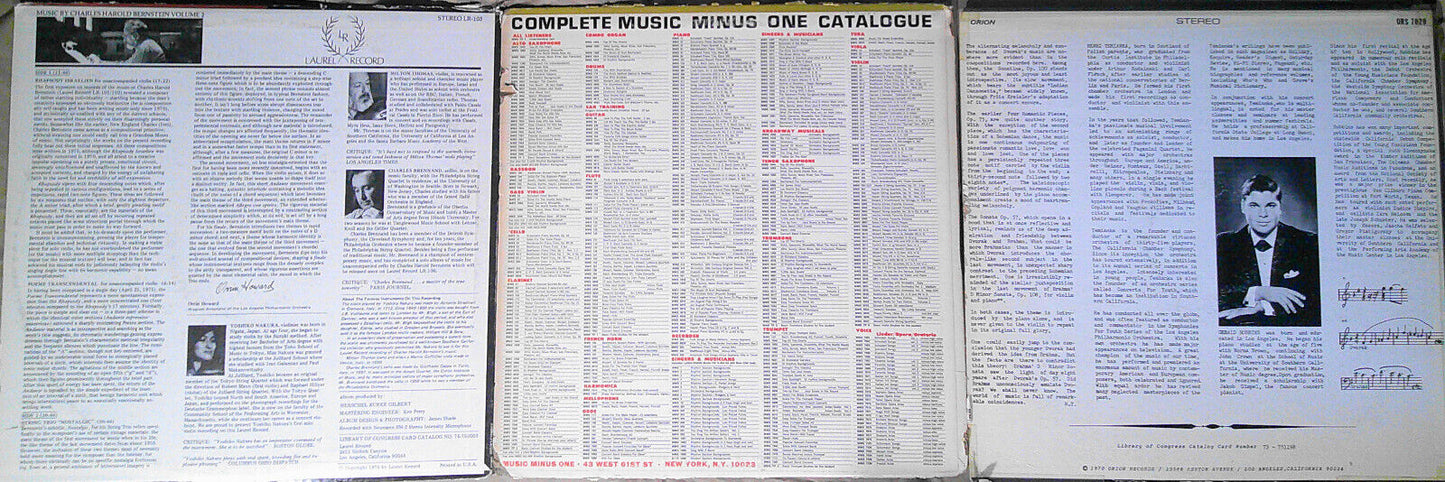 3  violin LPs lot: Yoshiko Nakura on Stradivarius; Temianka; Stuttgart Orchestra