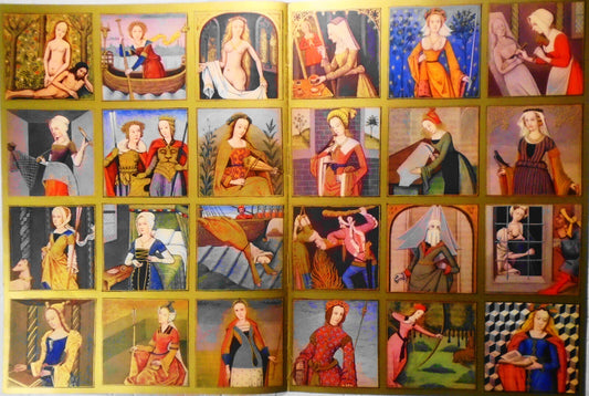 Boccaccio's Fair and Renowned Ladies -- Original illumination from Verve  1939