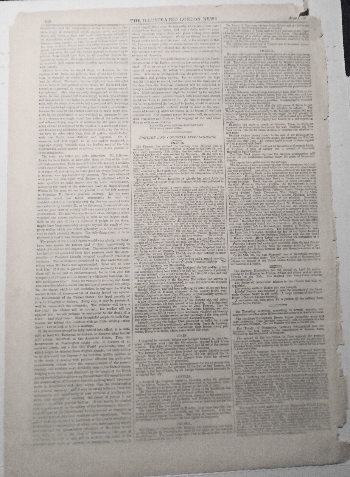 1865 Prince Of Wales Visits Great Eastern to Inspect Atlantic Telegraph Cable