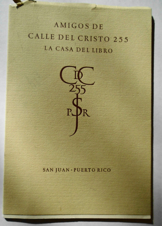 Amigos de Calle del Cristo 255 : la casa del libro -- San Juan, P.R., 1958