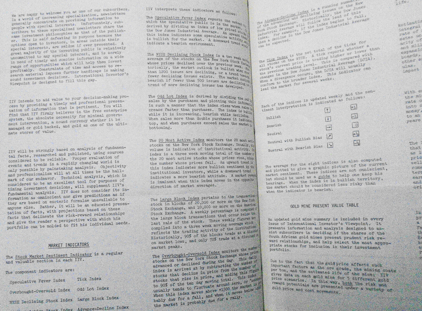 International Investor's Viewpoint - 38 Issues 1976-8 - gold, oil, mining, bonds