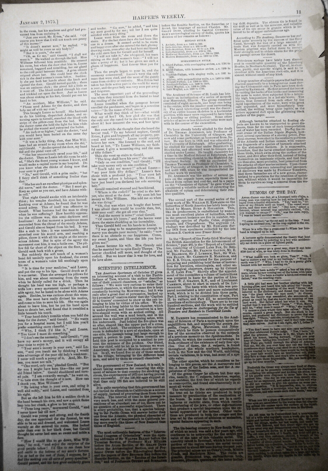 The Outs always wake up the Ins, by Thomas Nast Harper's Weekly, January 2, 1875