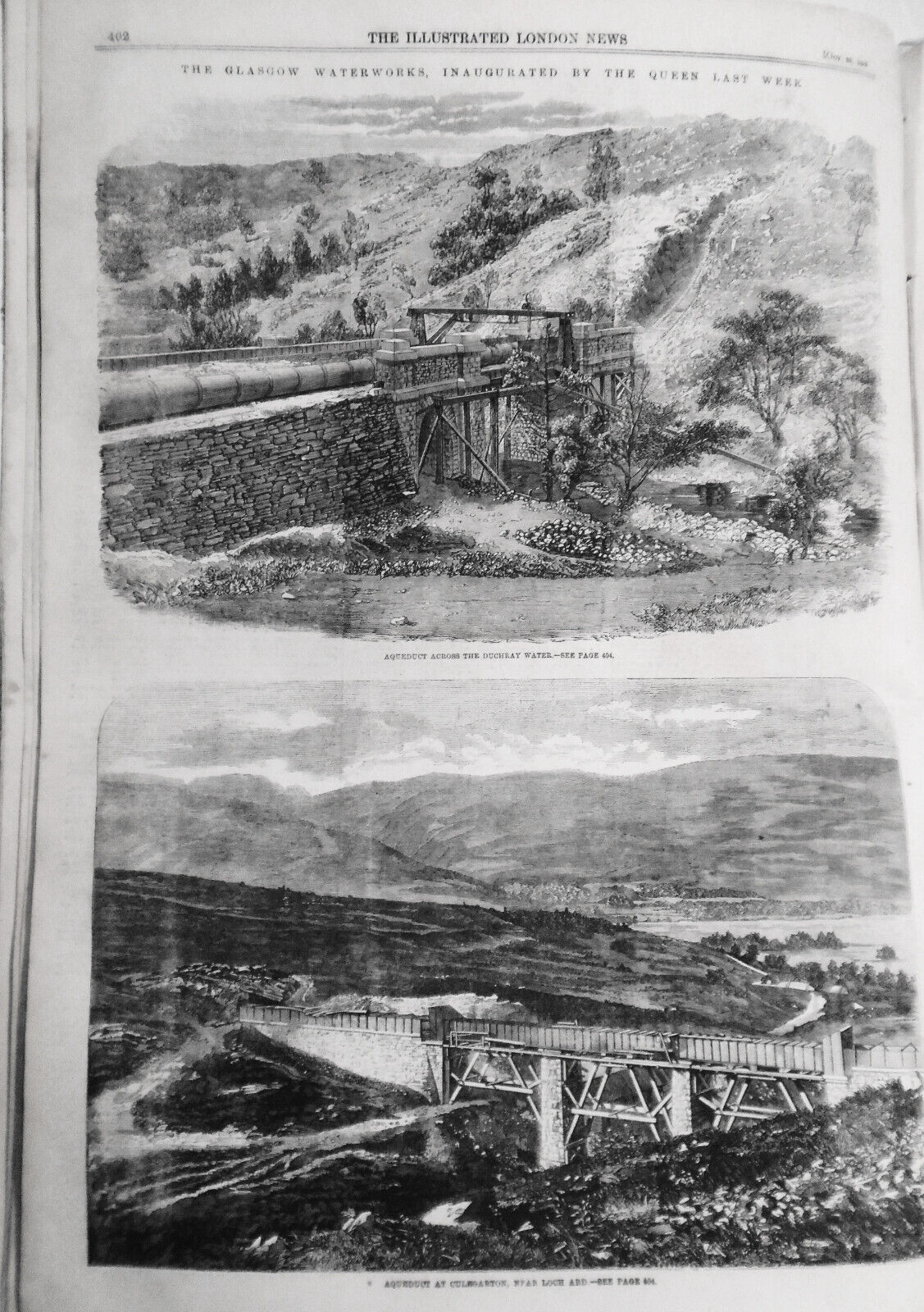 The Illustrated London News, October 22, 1859. Great Eastern; Glasgow Waterworks