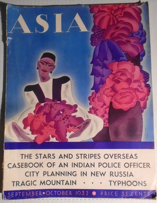 Asia Magazine, September-October  1932 - Original Complete Issue