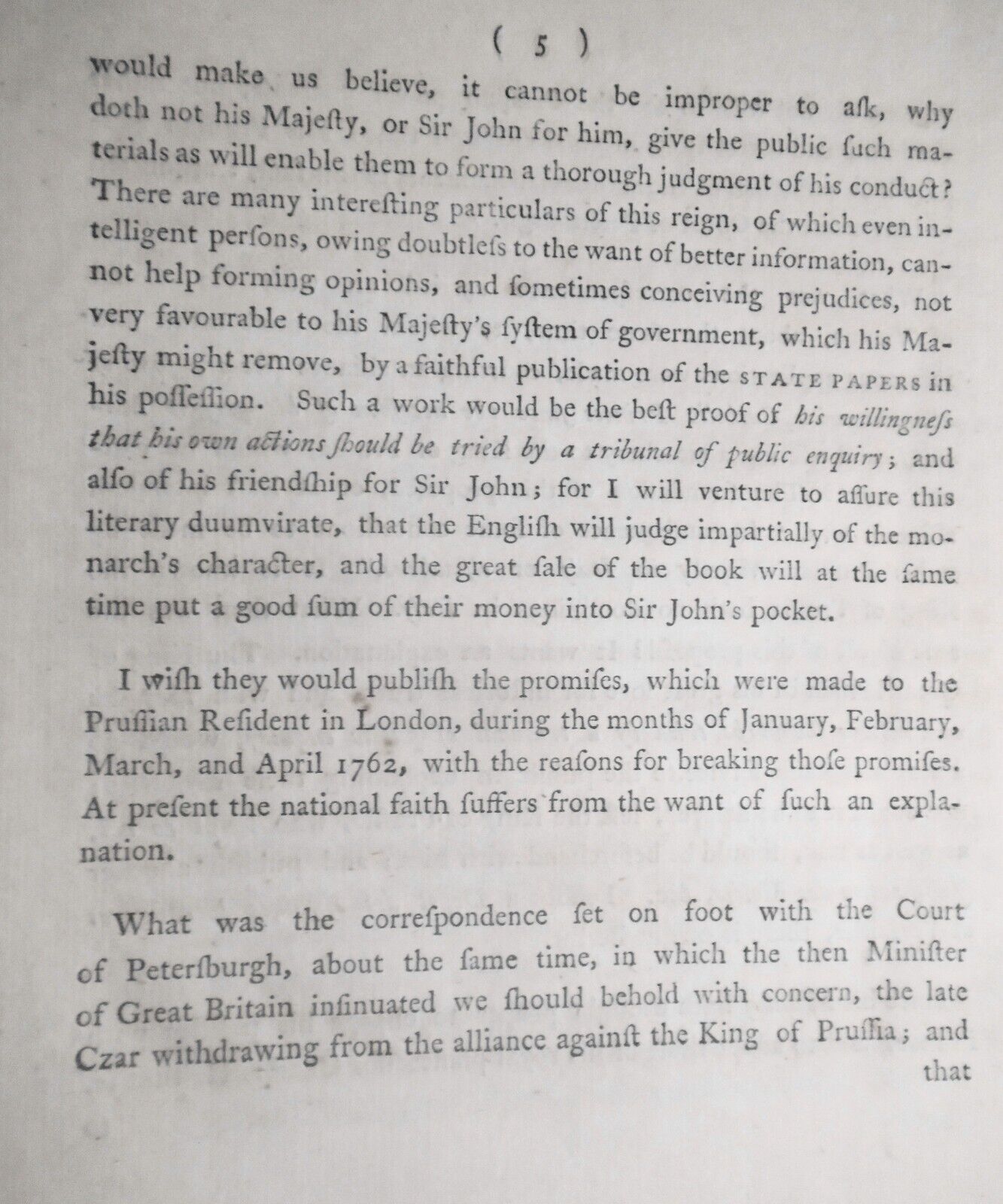 1773 Observations on ... "Memoirs of Great-Britain, by Sir John Dalrymple".