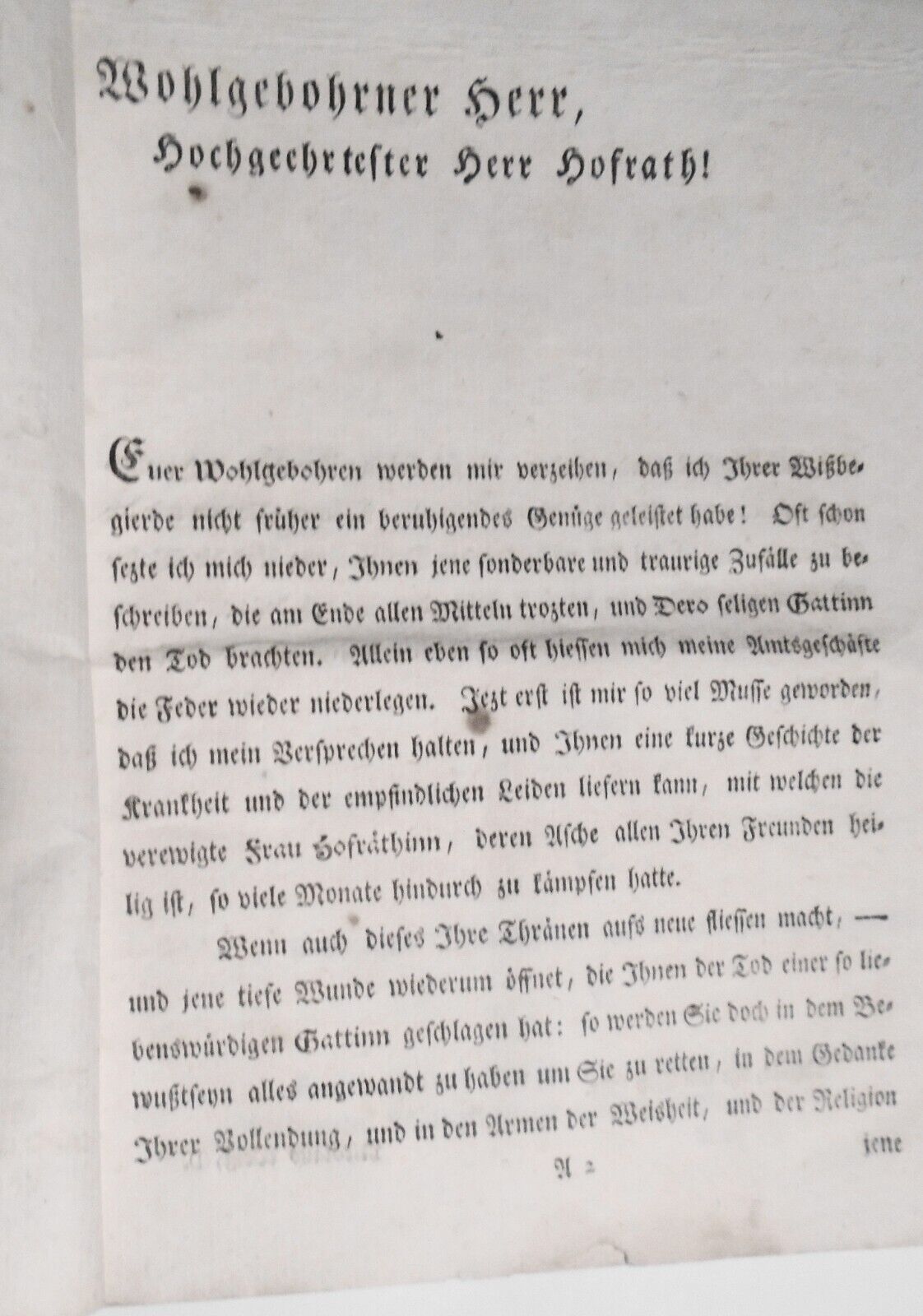 1785 Kurzgefasste Abhandlung einer Ungewohnlich und Fonderbaren Krankheit [Gyn]