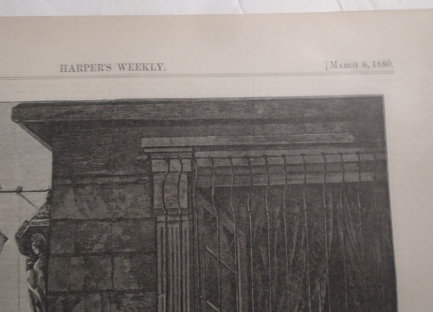 The Carnival in Central America - Harper's Weekly March 6, 1880 - Original print