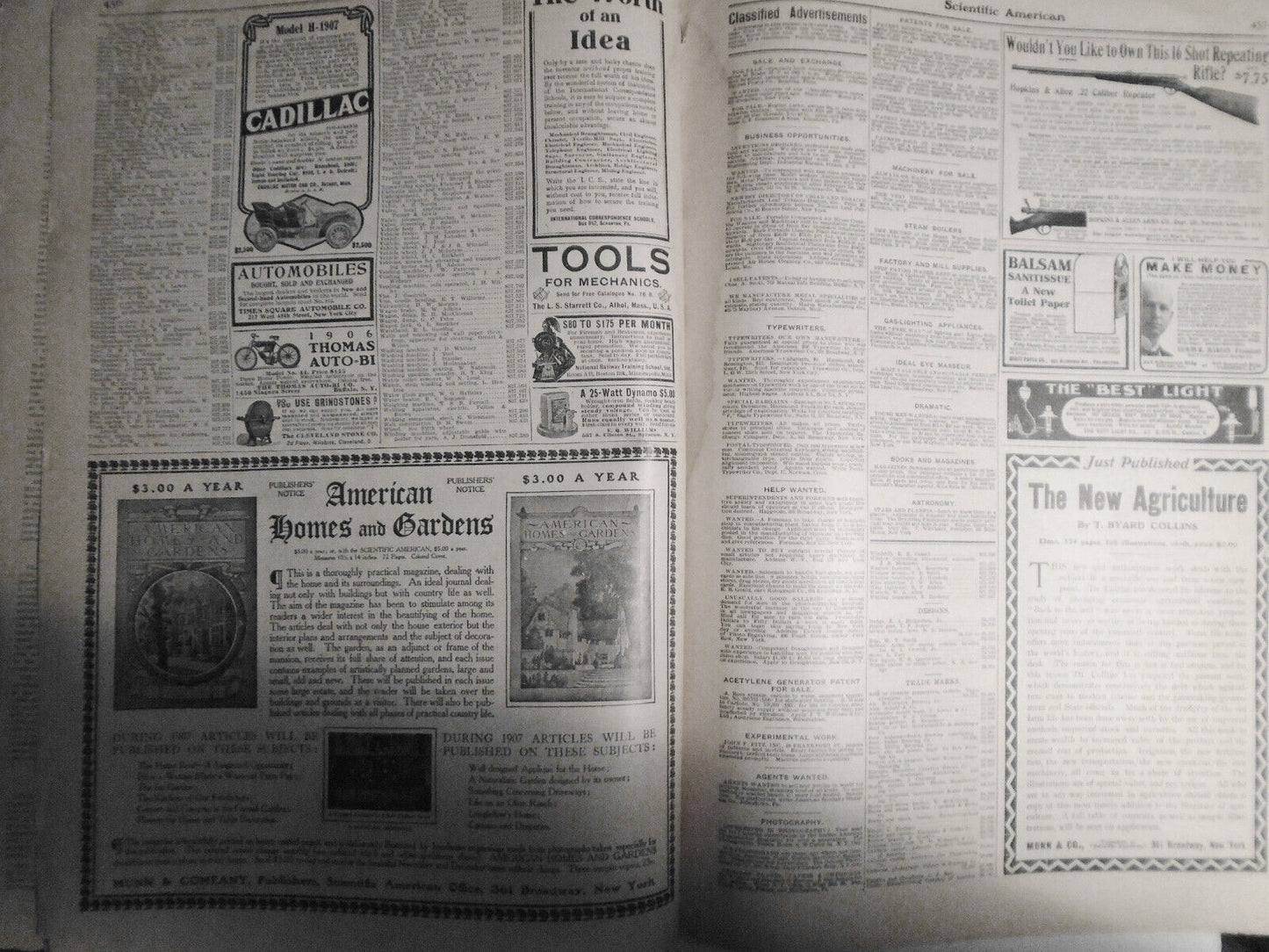 Scientific American December 15, 1906 - First Successful Aeroplane (Wright), etc