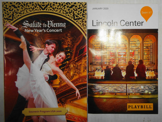 Salute To Vienna, New Year's Concert, Playbill & Souvenir Program - January 2020