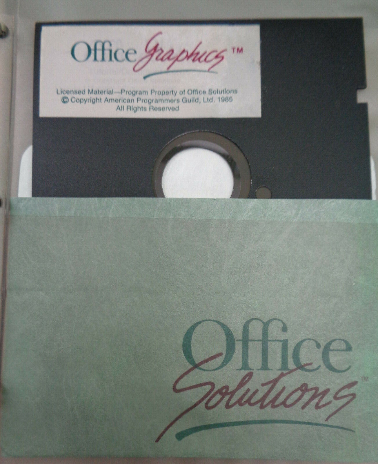 OfficeGraphics by Office Solutions 1985 Release 1.0 for IBM - Unused