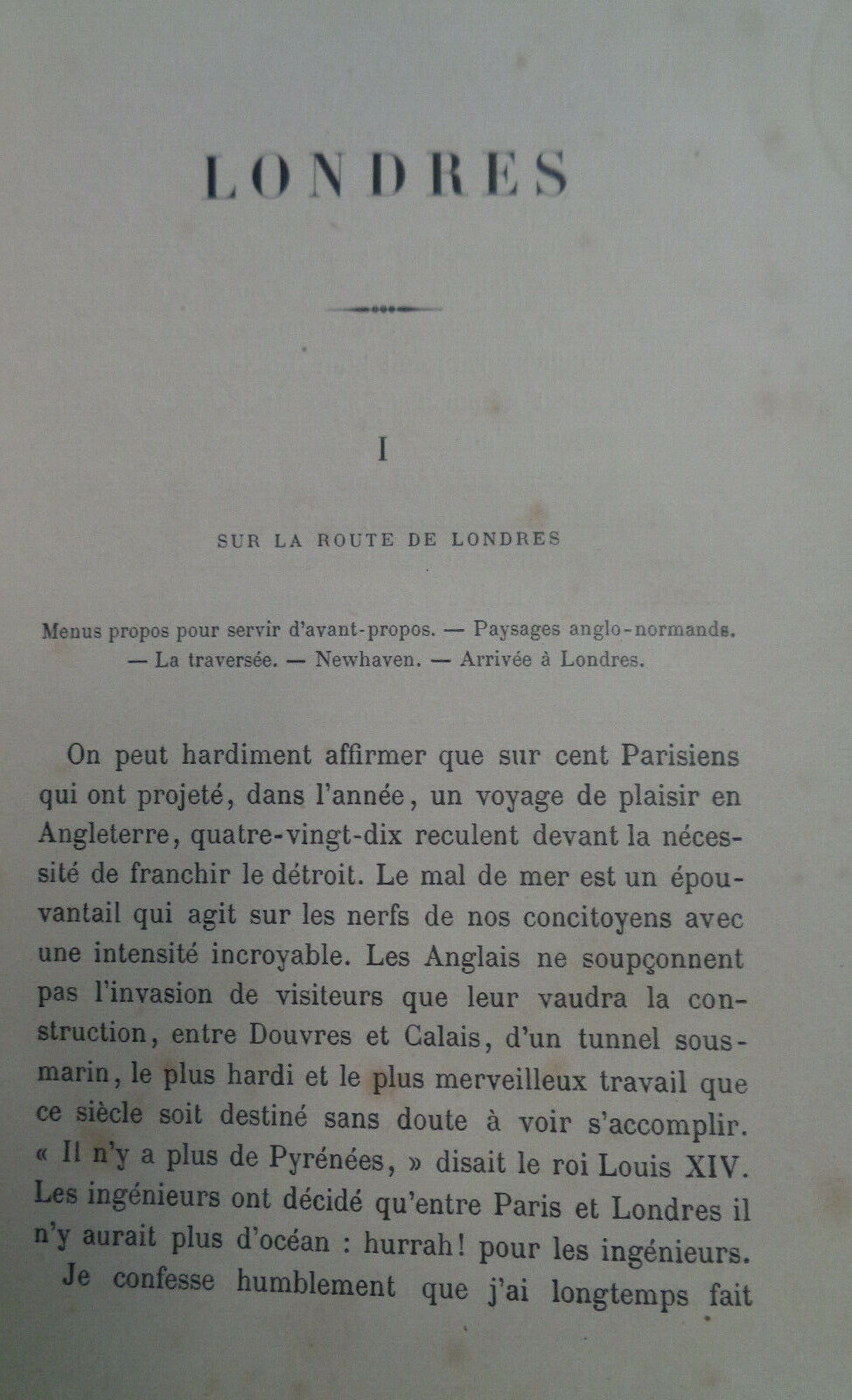 1883  LONDRES [LONDON] (IN FRENCH) by Guy De Laforest