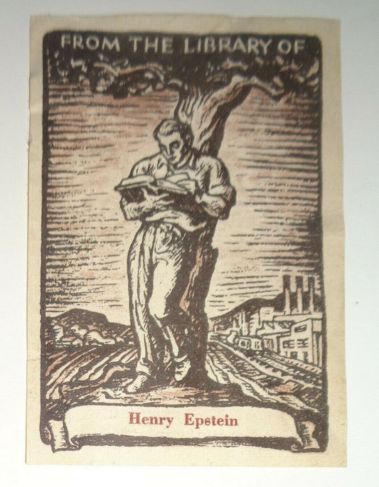 Henry Epstein - Ex Libris Bookplate